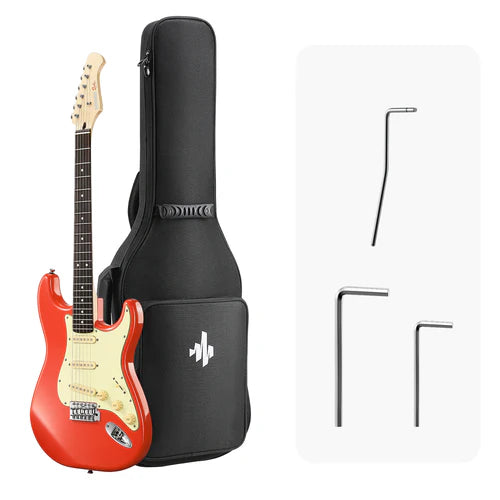 Donner DST-600 Electric Guitar - Fiesta Red