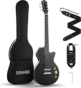 Donner DLP-124B Electric Guitar - Black