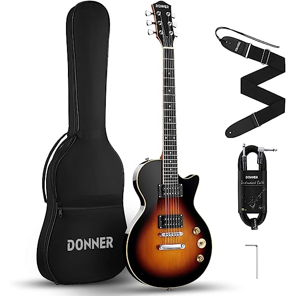 Donner DLP-124S Electric Guitar - Sunburst