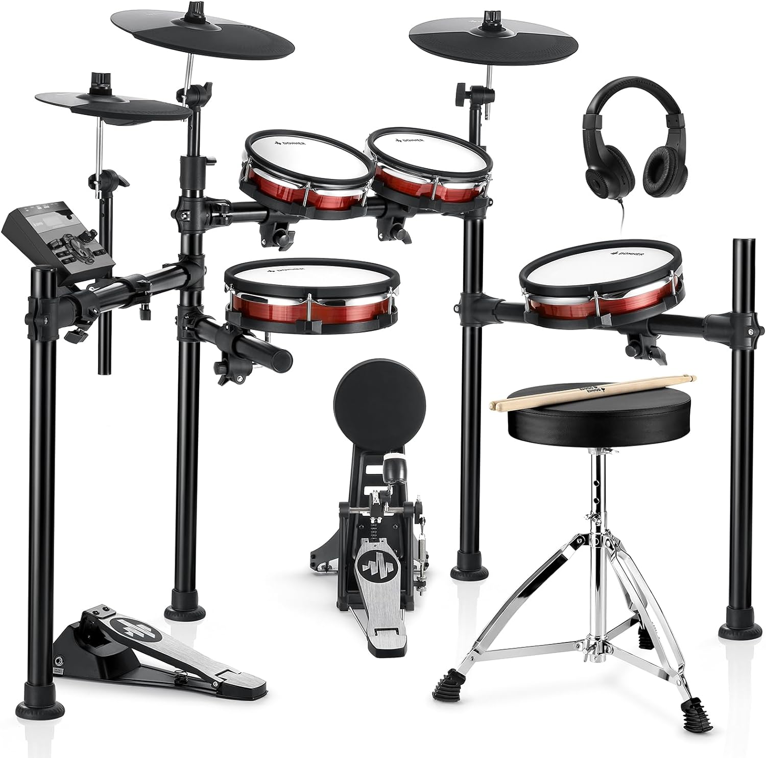 Donner DED-200 MAX Set Drum Elektronik dengan Mesh Head