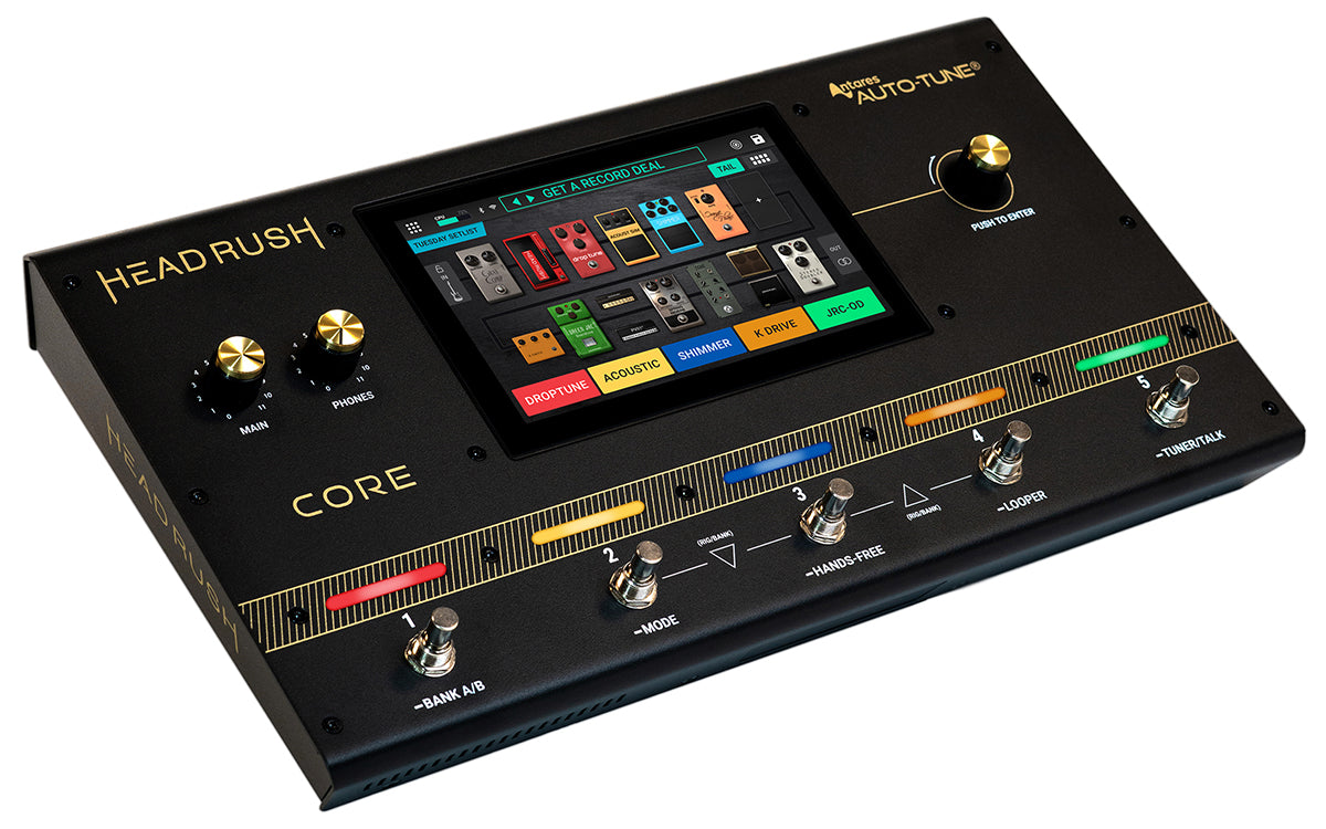HeadRush Core guitar and vocal FX and amp modeling processor