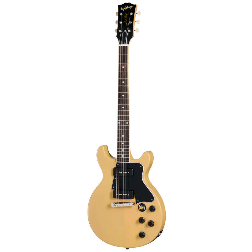 Epiphone 1960 Les Paul Special Double Cut Reissue TV Yellow with Case