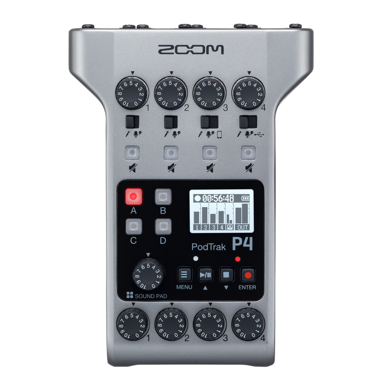 ZOOM PODTRAK P4 PODCAST RECORDER