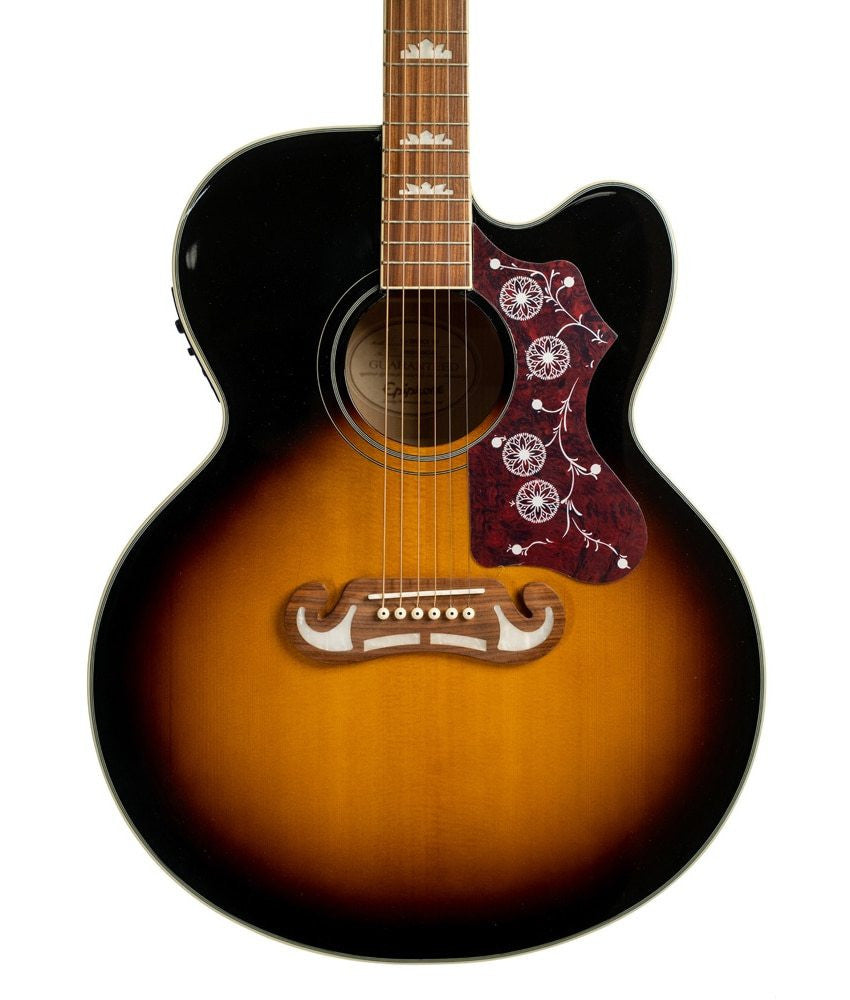 Epiphone J-200 EC Studio - Vintage Sunburst