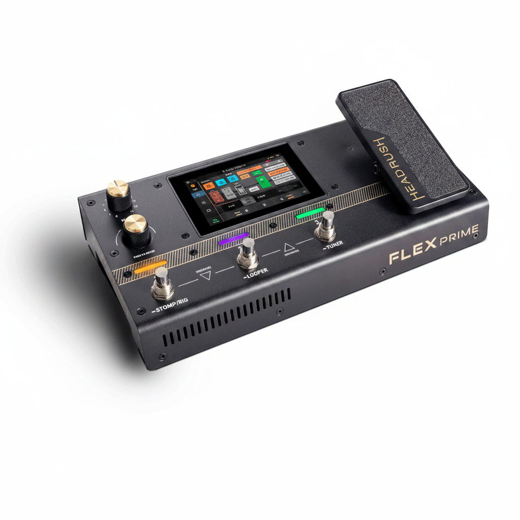 HeadRush Flex Prime compact multi-FX processor and amp modeler for gui