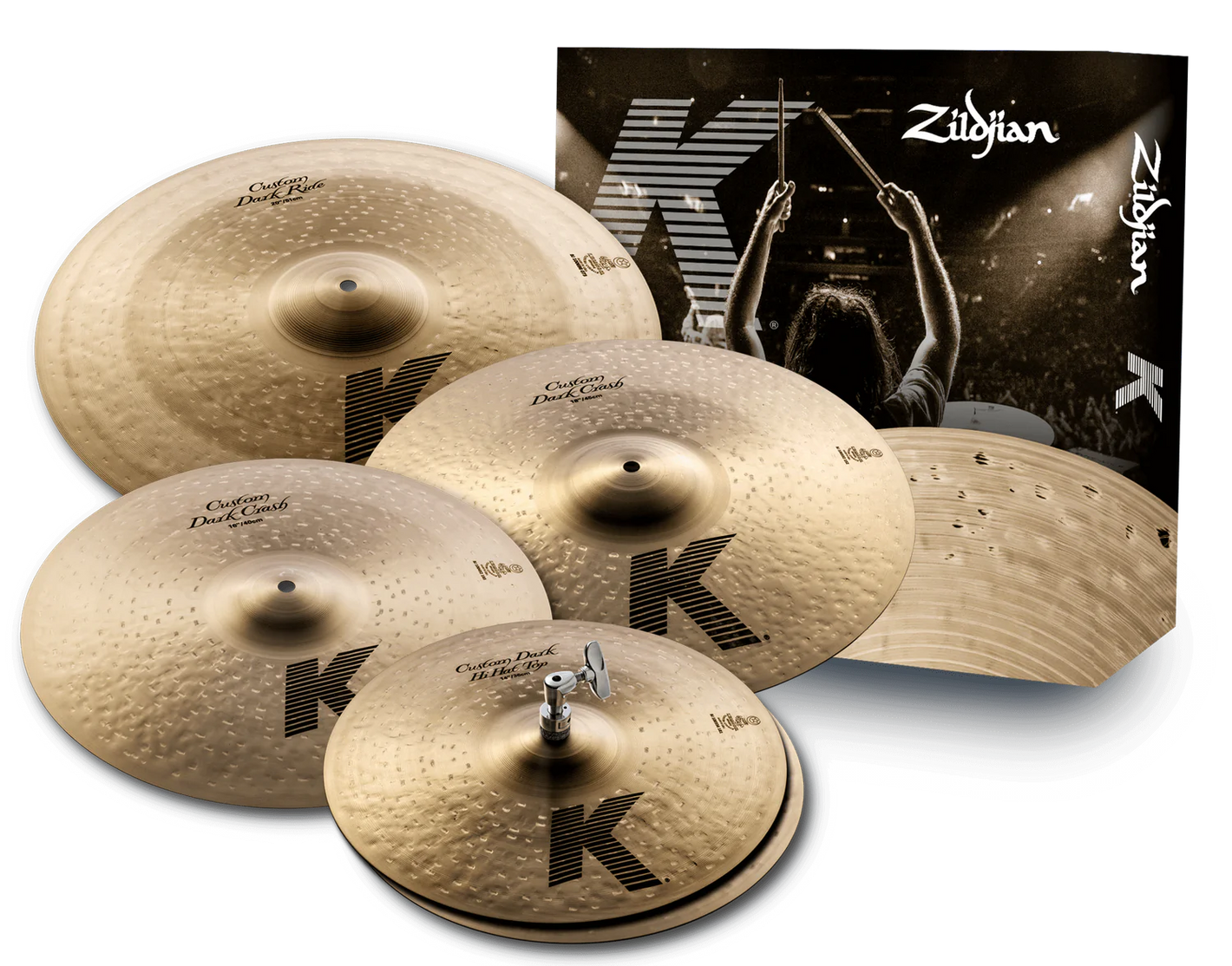 Zildjian K Custom Dark Cymbal Pack - KCD900