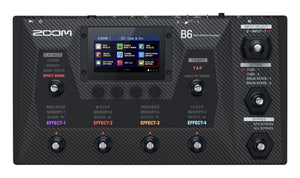 Zoom B6 Most Advanced Multi-Effects Bass Processor