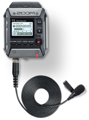 F1 Field Recorder + Lavalier Mic
