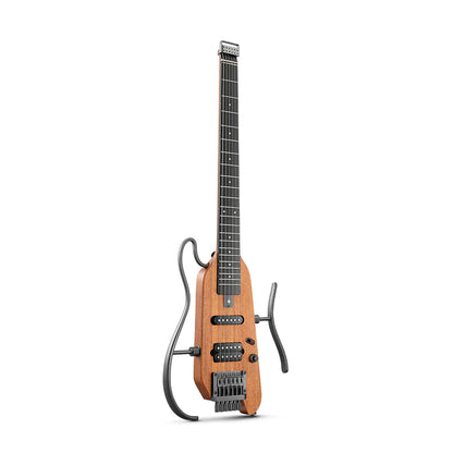 Donner HUSH-X Electric Guitar Travel Kit - Natural
