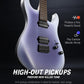 Donner DMT-101 Gradient Matte Metal Electric Guitar Kit for Rock