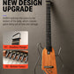 Donner HUSH-I Acoustic Electric Travel Silent Guitar - Mahogany Natural