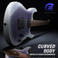 Donner DMT-101 Gradient Matte Metal Electric Guitar Kit for Rock