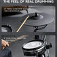 Donner Beat Electronic Drums Set, Electronic Drum Kit with Quiet Mesh Drum Pads, 12″ Cymbals w/Choke, 100 Kits and 1100+ Sounds, Sticks, USB MIDI, Donner Play app (5 Pads, 3 Cymbals)
