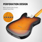 Donner DJC-1000S TL Thinline F Hole Electric Guitar - Sunburst