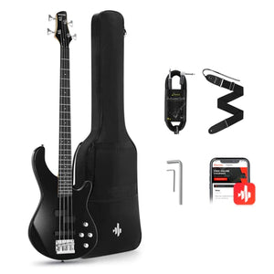Donner DPJ-100B Electric Bass - Black