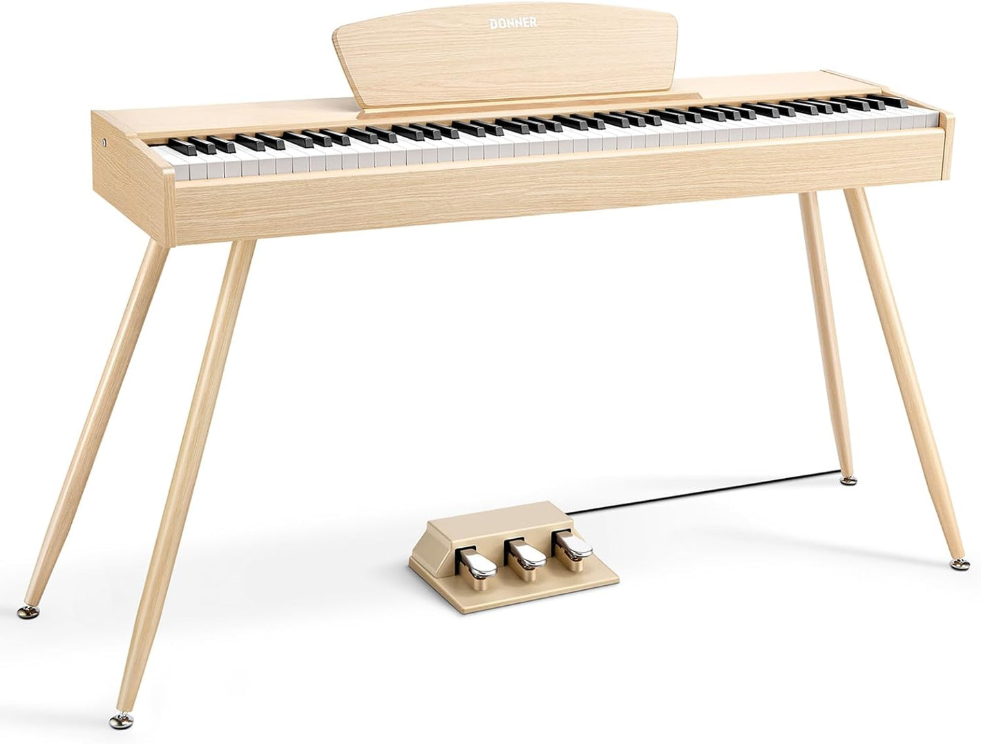 Donner DDP-80 88 Key Weighted Digital Piano - Natural