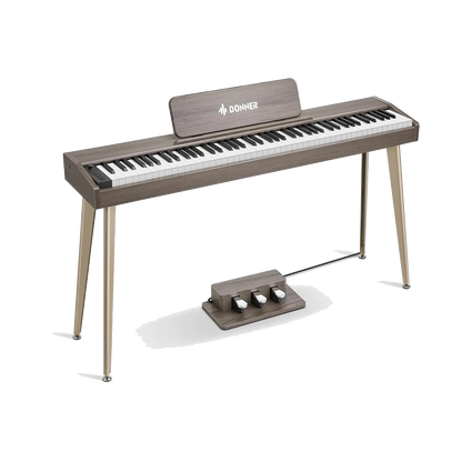 Donner DDP-60 88 Key Digital Piano - Classic Gray Wood Grain