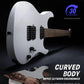 Donner DMT-100W Electric Guitar - Matte White