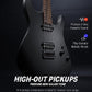 Donner DMT-100B Electric Guitar - Matte Black