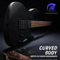 Donner DMT-100B Electric Guitar - Matte Black