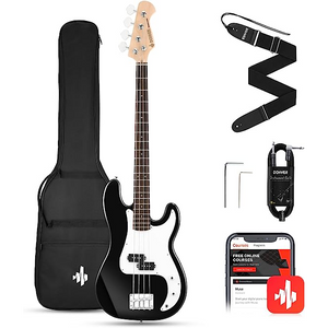 Donner DPB-510D Electric Bass - Black