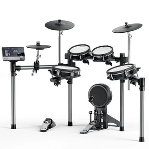 Donner Back Beat Electric Drum Set with High-Tech 7-inch Touchscreen