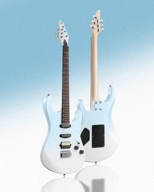 Donner DMT-66 Electric Guitar - Blue-White Gradient