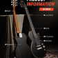 Donner DLP-124B Electric Guitar - Black