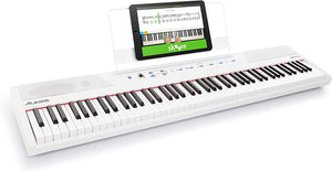 Alesis RECITAL White 88-Key Digital Piano with Full-Sized Keys