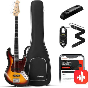Donner DJB-510D Electric Bass - Sunburst