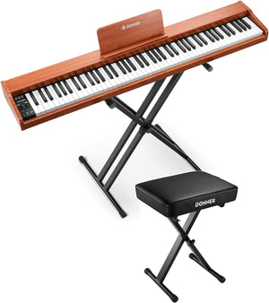 Digital Piano Donner DEP-1S Retro Wood w/stand