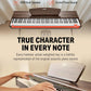 Donner DDP-80 Piano Digital Walnut Wood, 88 Key Weighted Ukuran Penuh