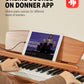 Donner DDP-80 88 Key Weighted Digital Piano - Wooden