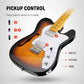 Donner DJC-1000S TL Thinline F Hole Electric Guitar - Sunburst