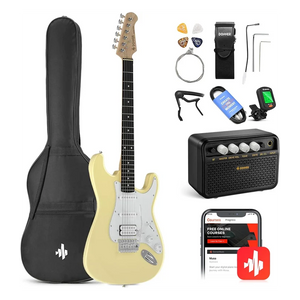 Donner DST-100 Electric Guitar - Vintage White