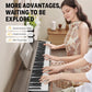 Donner DDP-60 88 Key Digital Piano - Classic Gray Wood Grain