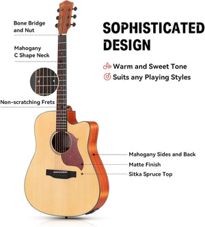 Donner DAG-1CE Acoustic Electric Guitar