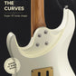 Donner DST-550 White, 39-inch ST Gitar Elektrik, H-S-S Pickup, Solid Double-Cut Poplar Body