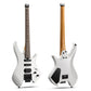 Donner HLX-500 Headless Electric Guitar - White