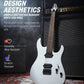 Donner DMT-100W Electric Guitar - Matte White