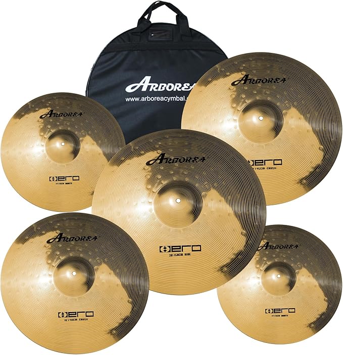 CYMBAL PACKAGES ARBOREA HERO 14IN HH + 16IN CR + 20IN GOLD