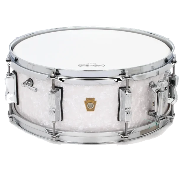 Ludwig Legacy Mahogany "Jazz Fest" Snare Drum LS9080P - 5.5 x 14-inch - White Marine Pearl