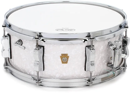 Ludwig Legacy Mahogany "Jazz Fest" Snare Drum LS9080P - 5.5 x 14-inch - White Marine Pearl