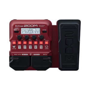 Zoom B1X Four Bass Multi-Effects Pedals