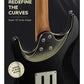 Donner DST-550 Black, 39-inch ST Gitar Elektrik, H-S-S Pickup, Solid Double-Cut Poplar Body