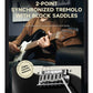 Donner DST-550 Black, 39-inch ST Gitar Elektrik, H-S-S Pickup, Solid Double-Cut Poplar Body