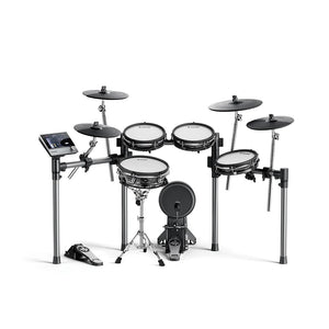 Donner Beat Max Electronic Drum Set, Electric Drum Kit with 12″ Quiet Mesh Drum Pads, 14″ Cymbals w/Choke, 100 Kits and 1100+ Sounds, Sticks, USB MIDI, DONNER PLAY app (5 Pads, 4Cymbals)