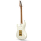 Donner DST-550 White, 39-inch ST Gitar Elektrik, H-S-S Pickup, Solid Double-Cut Poplar Body
