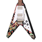 Epiphone Jimi Hendrix™ "Love Drops" Flying V, Ebony