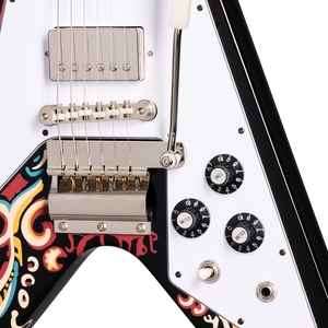 Epiphone Jimi Hendrix™ "Love Drops" Flying V, Ebony